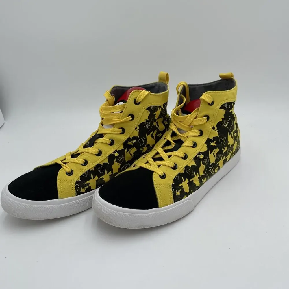Ground Up Pokémon Men’s Size 10.5 Canvas High Top Tennis Shoes